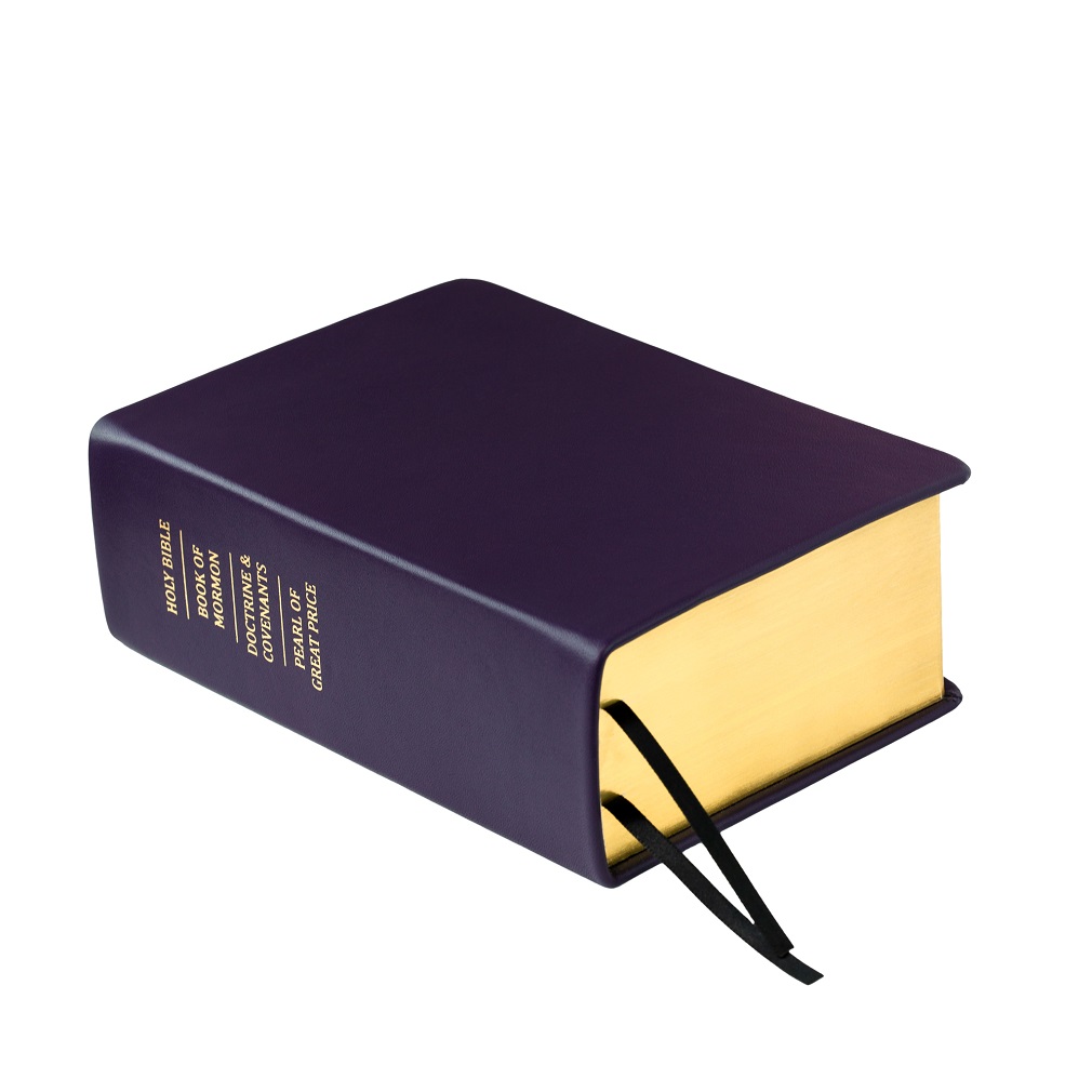 Pre-Made Hand-Bound Genuine Leather Quad - Violet